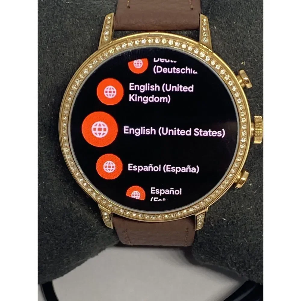 Fossil Gen 4 Authentic Digital Dial Smart Watch Custom Band FTW6011 AB579